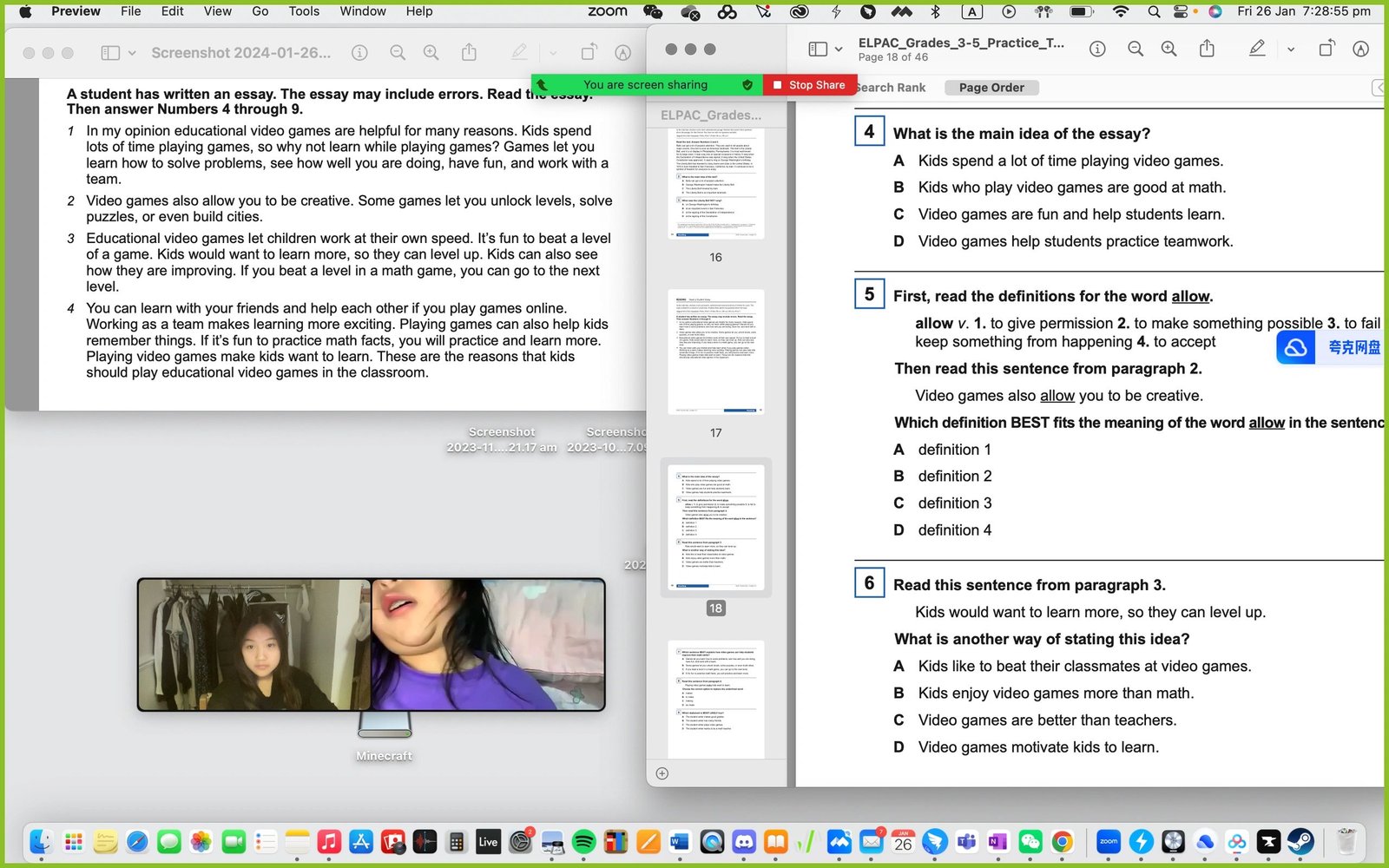 Reading Tutoring with Amy(Shiqi Wang)